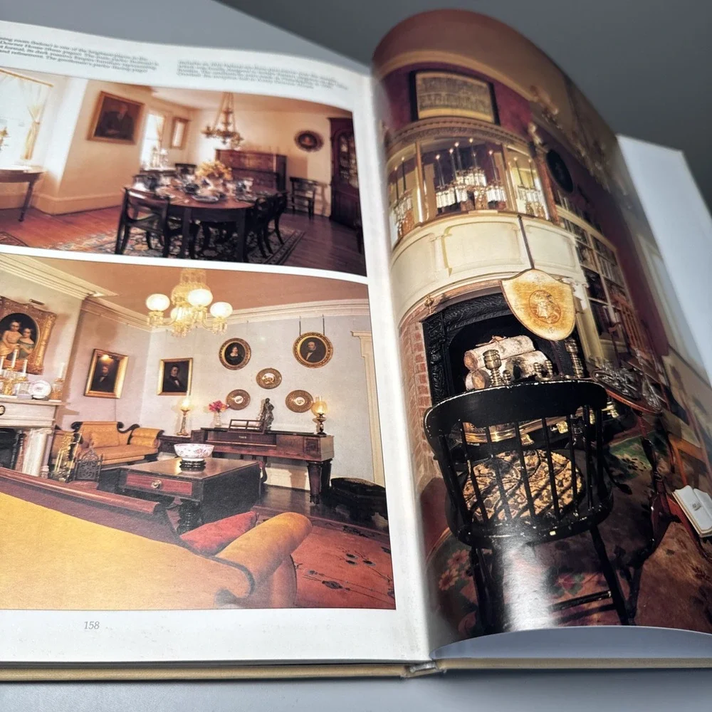 1990 Photography Coffee Table Book Grand Homes of the Midwest Harris Hardcover